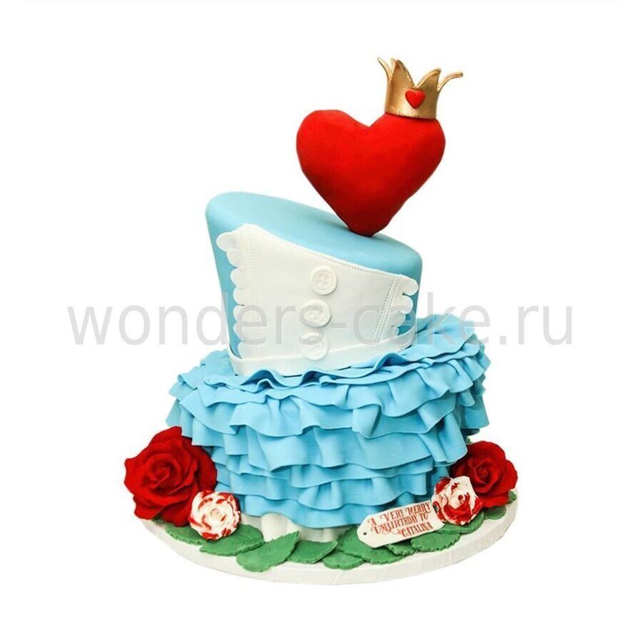 Торт в стиле Алиса в Зазеркалье