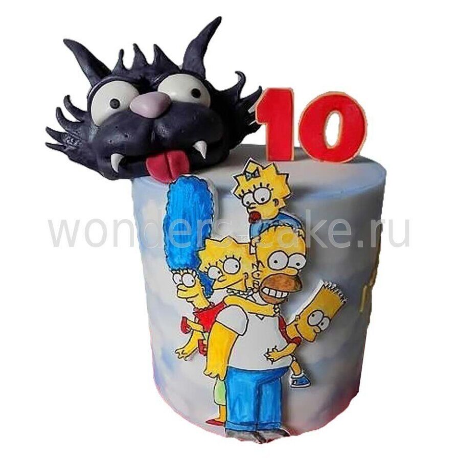 Торт с Гомером Симпсоном