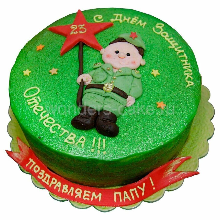 Торт на 23 февраля